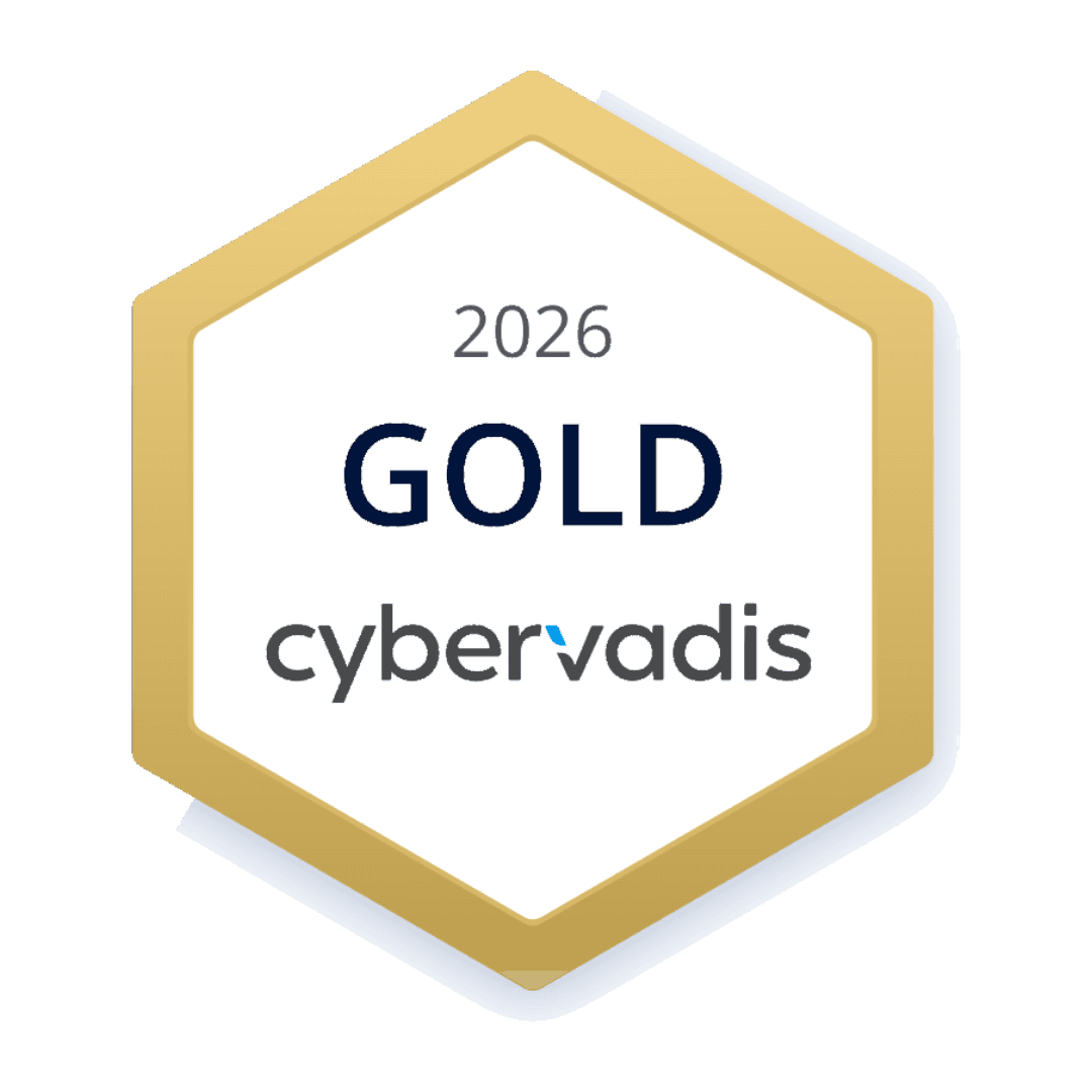 CyberVadis gold badge
