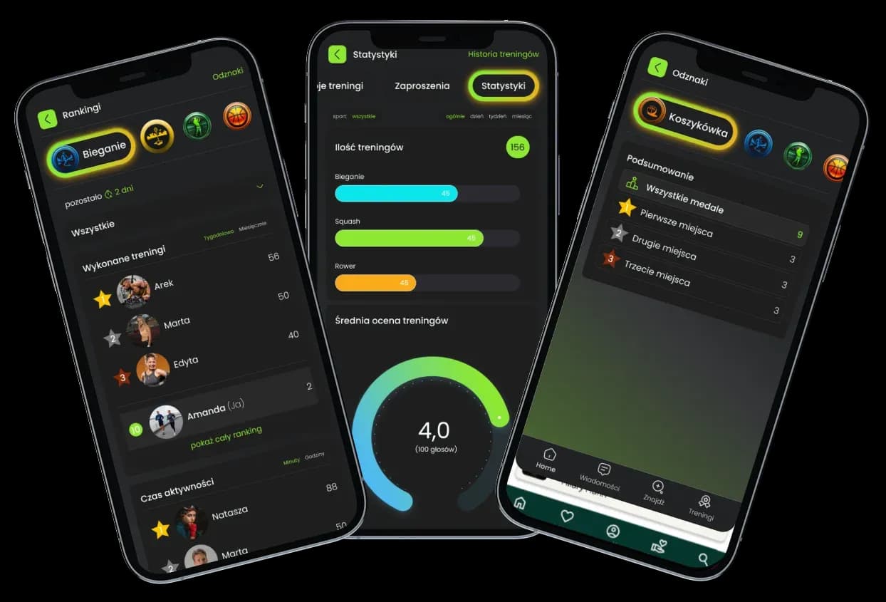 TeamMe aplikacja mobilna dla sportowców