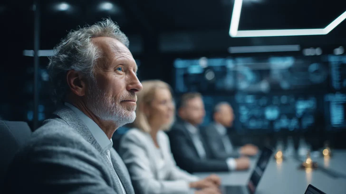 Large corporation caring about IT security