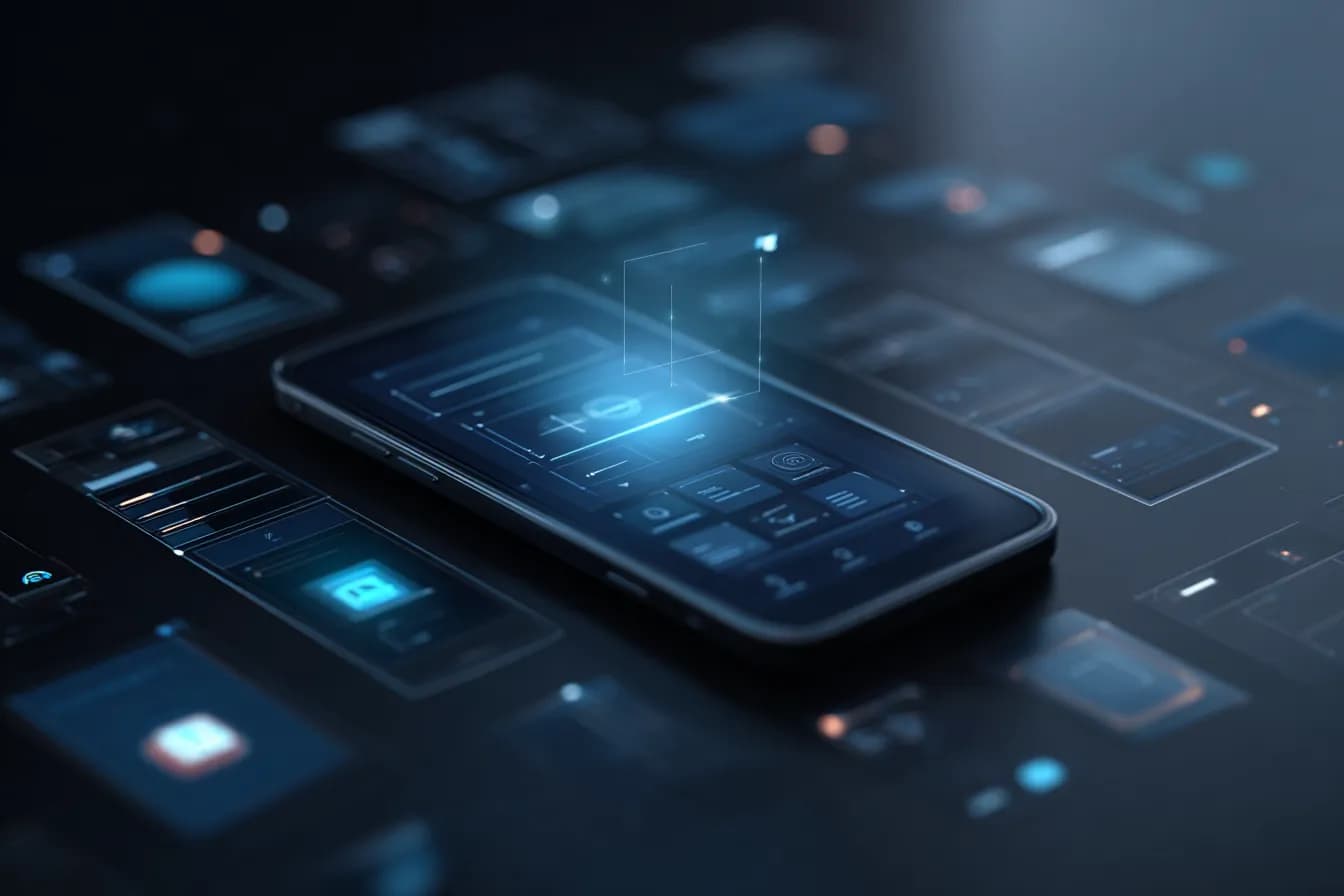 Nowoczesny telefon, aplikacje mobilne